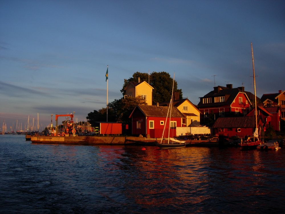 A view toward the island of Sandhamn