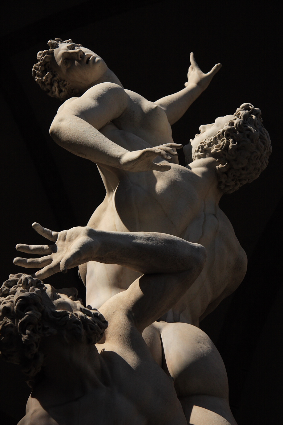 Statues in Florence at the 