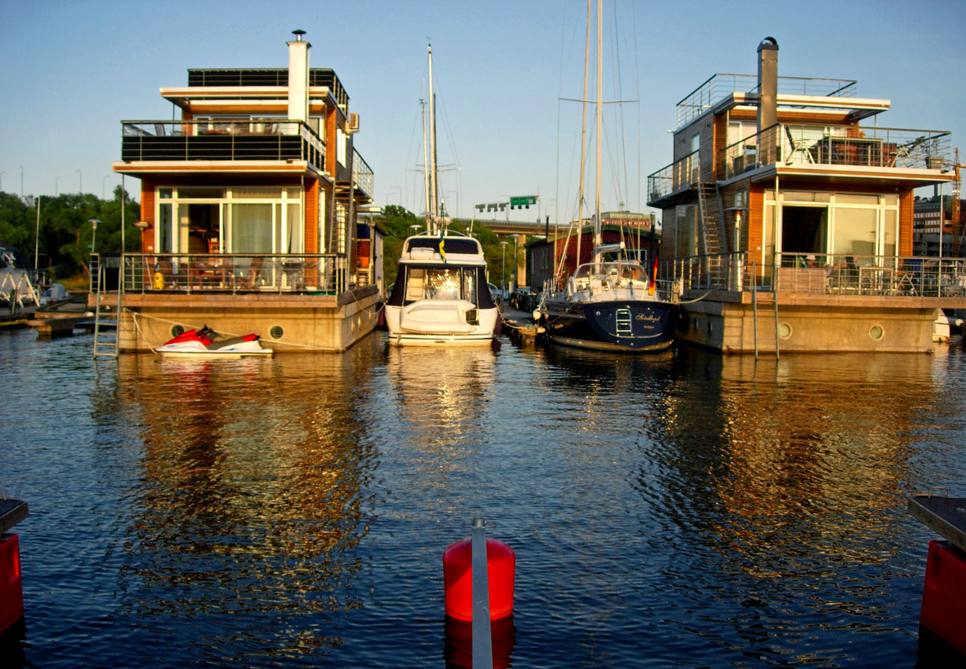 Some of the houses in Pampas Marina.