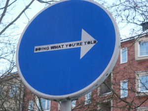 Stockholm street sign