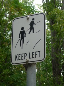 driving and walking on the left in Australia