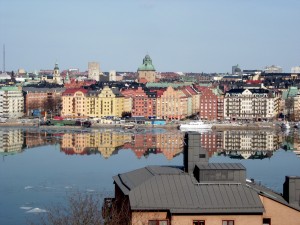 The view over lake Mälaren in Stockholm.