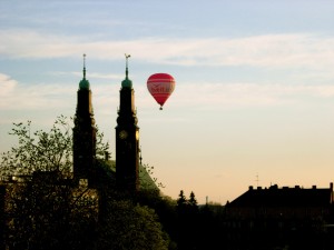 balloons over Södermalm
