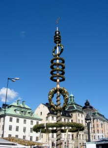 May pole at Skeppsbron