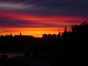Stockholm summer sunrise