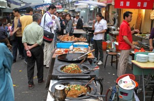 Street vendors in Shanghai