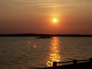 archipelago sunset