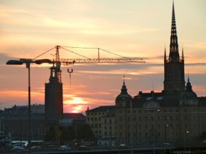 stockholm sunset