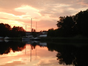 stockholm sunset