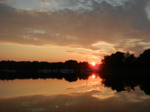 stockholm sunset