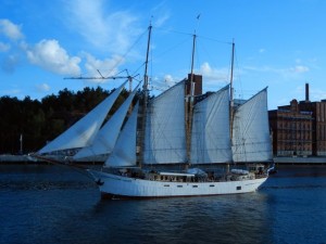 sailing ship in Stockholm
