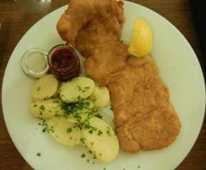 Viennese style schnitzel