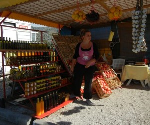 croatian fruit stand
