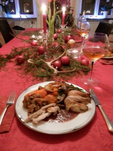 Our Christmas dinner.