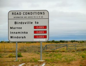 birdsville road sign